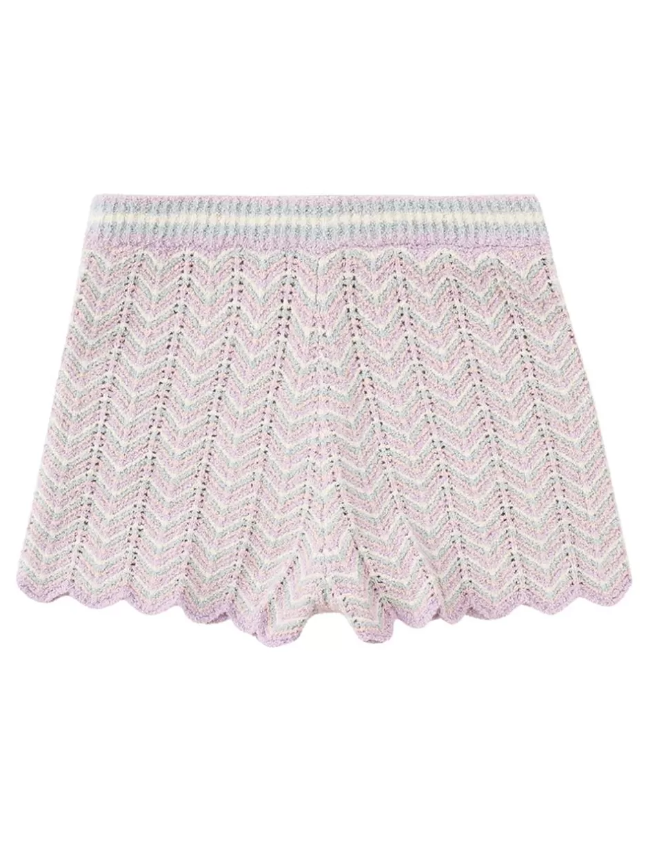 ZIMMERMANN Kids | Clothing<Halliday Textured Knit Shorts Multi