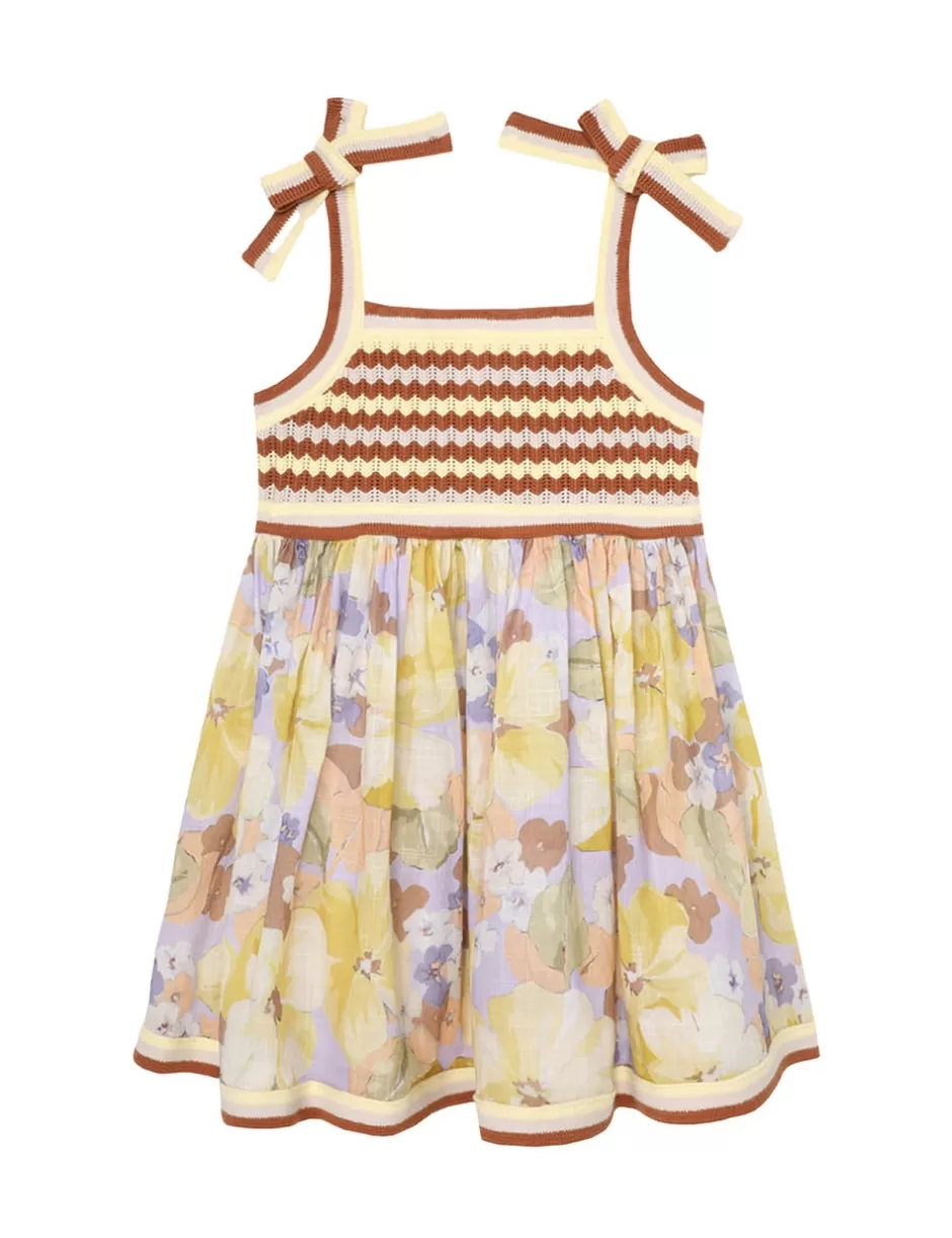 ZIMMERMANN Kids | Clothing<Pop Knit Top Woven Dress Multi